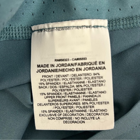 Nike Pro Hypercool womens athletic racer back blue tank top size M - Picture 12 of 12